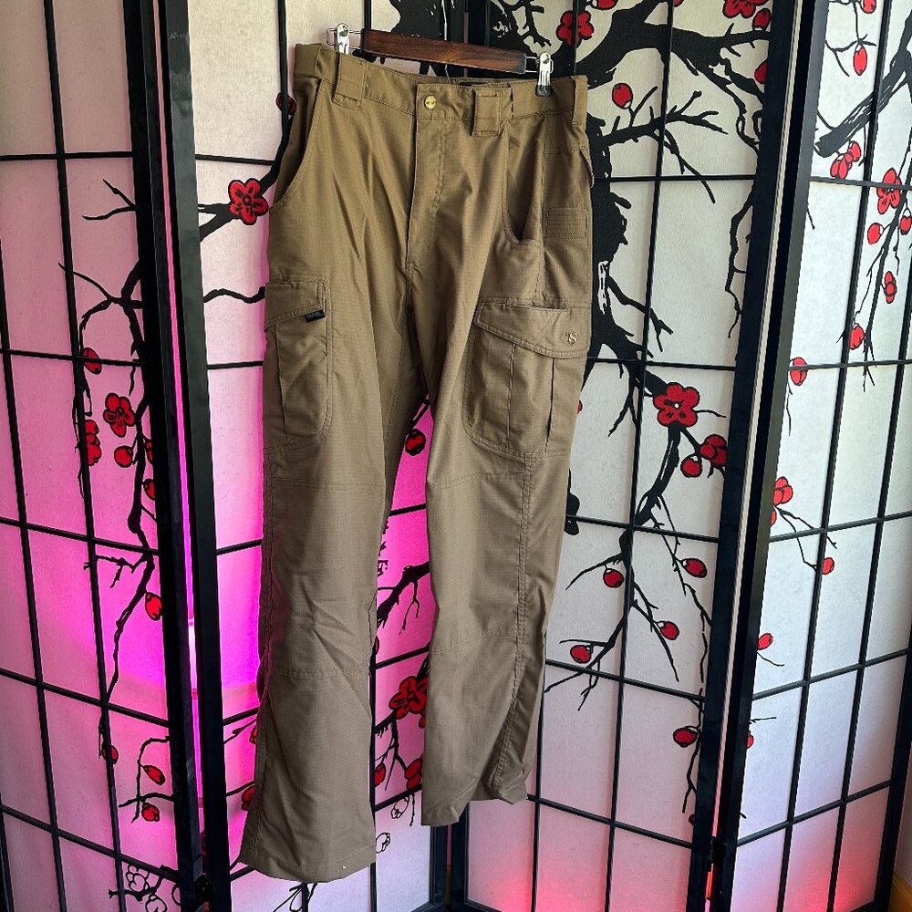TS Tactical Cargo Pants – Khaki Utility Style
